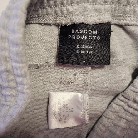 Bascom Projects Joggers Pants Men's M Gray Utility Sweatpants Zip Pockets Gorp - Picture 8 of 8